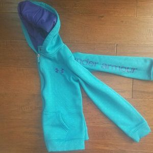 Girls Under Armour Zip Up Hoodie